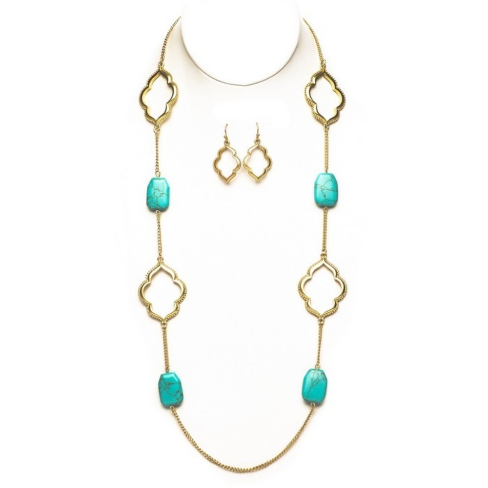 Turquoise Long Necklace
